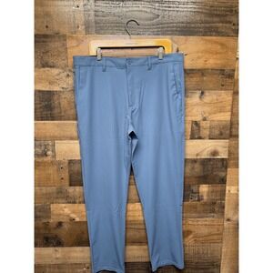 SKYLOR Men's Tencel Dynasty Slim Fit Pant 36x30 Blue Moisture Wicking UPF